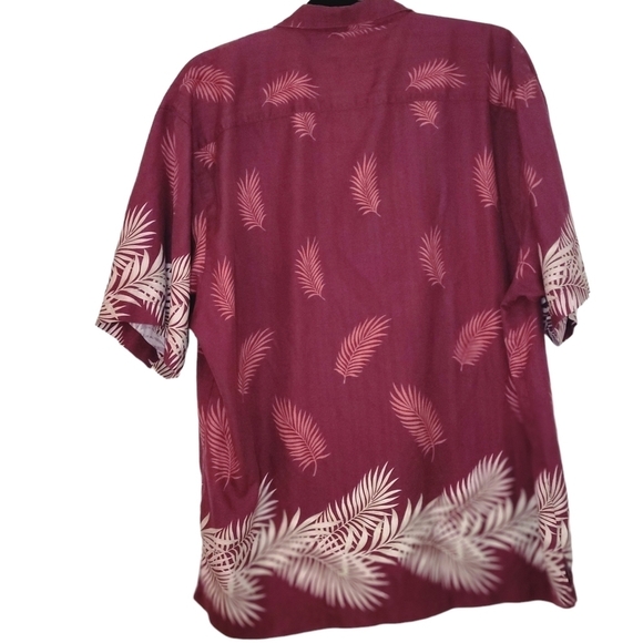 Island PARADISE SILK MEN'S FLORAL SHIRT SIZE L Button Down - Picture 2 of 6